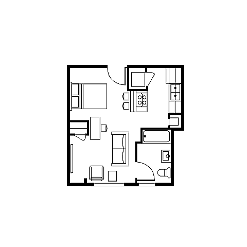 S Bed Varsity Campus Apartments 28