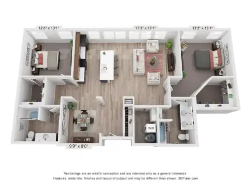 S Bed The Boardwalk Apartment Homes 5