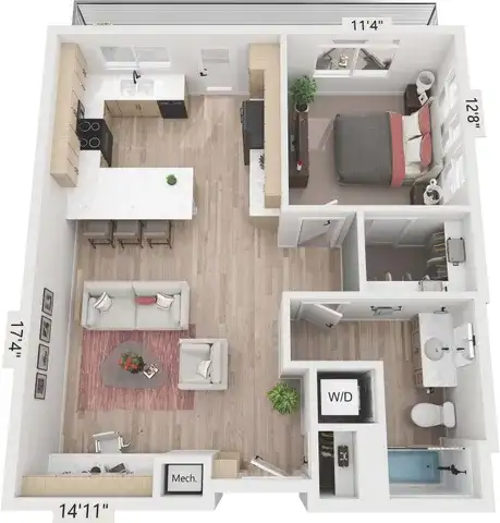 S Bed The Boardwalk Apartment Homes 39