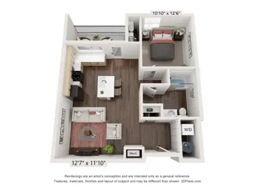 S Bed The Boardwalk Apartment Homes 3