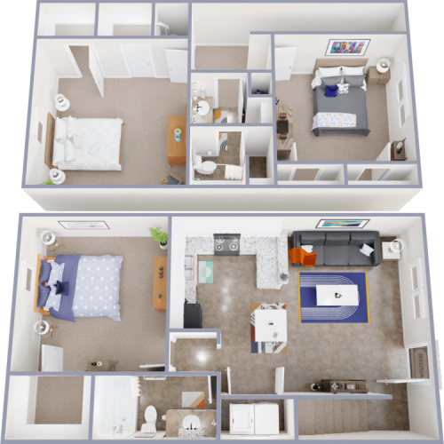 S Bed 19Eleven Apartments - Loft-Style Living Near Baylor Universi 18