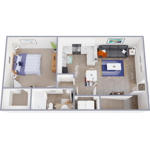 S Bed 19Eleven Apartments - Loft-Style Living Near Baylor Universi 20