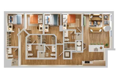 S Bed VERVE Tempe 45