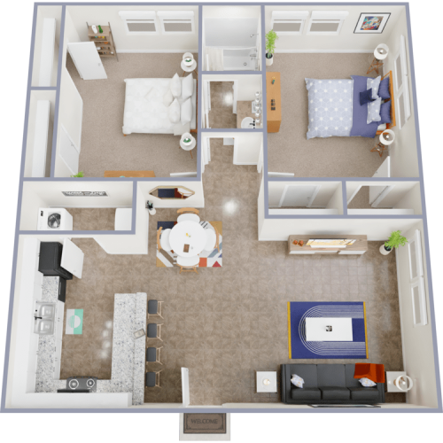 S Bed 19Eleven Apartments - Loft-Style Living Near Baylor Universi 19