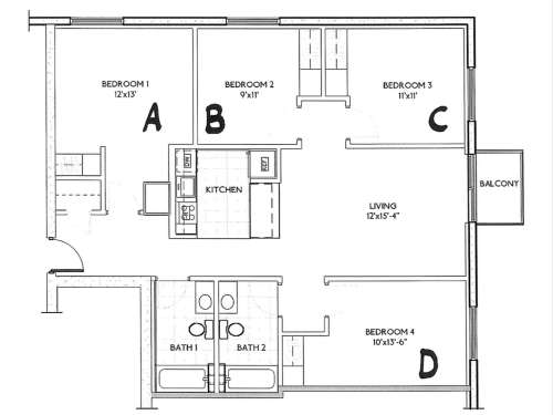 S Bed Humbucker Apartments 133