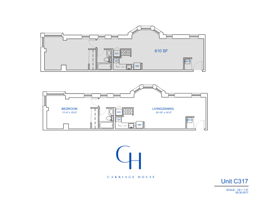 S Bed Carriage House 102