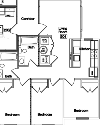 S Bed Temple Apartments 122