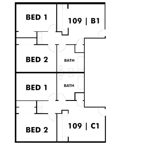 S Bed 109 Dryden Road 2