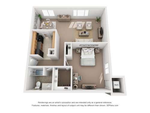 S Bed Sherwood Towers Apartments 15