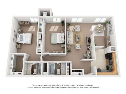 S Bed Sherwood Towers Apartments 20