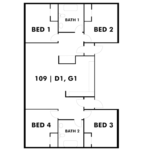S Bed 109 Dryden Road 3